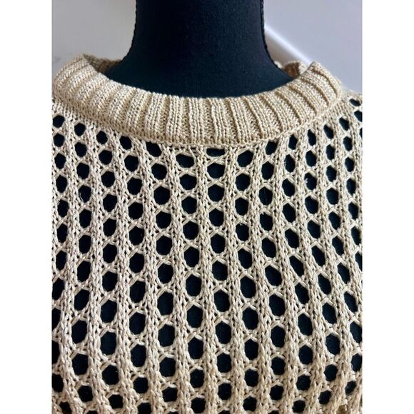 Woman’s Crocheted Open Knit Daytrip Sweater size L NWOT - Picture 3 of 4